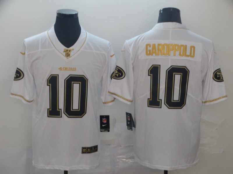 Men's San Francisco 49ers Jimmy Garoppolo #10 White Jersey Men's San Francisco 49ers Jimmy Garoppolo #10 White Jersey